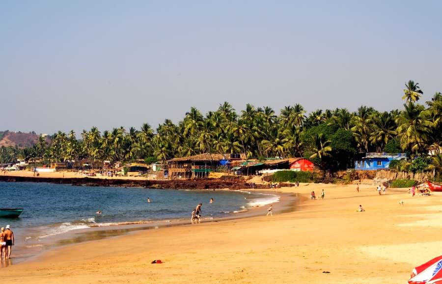 Пляж Анджуна в Индии 2023